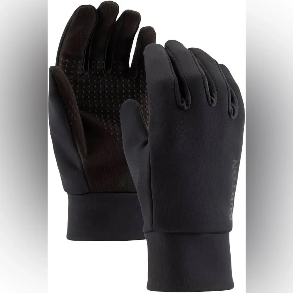 NWT Burton Kids Touch N Go Liner Screen Grab Gloves in Black size small